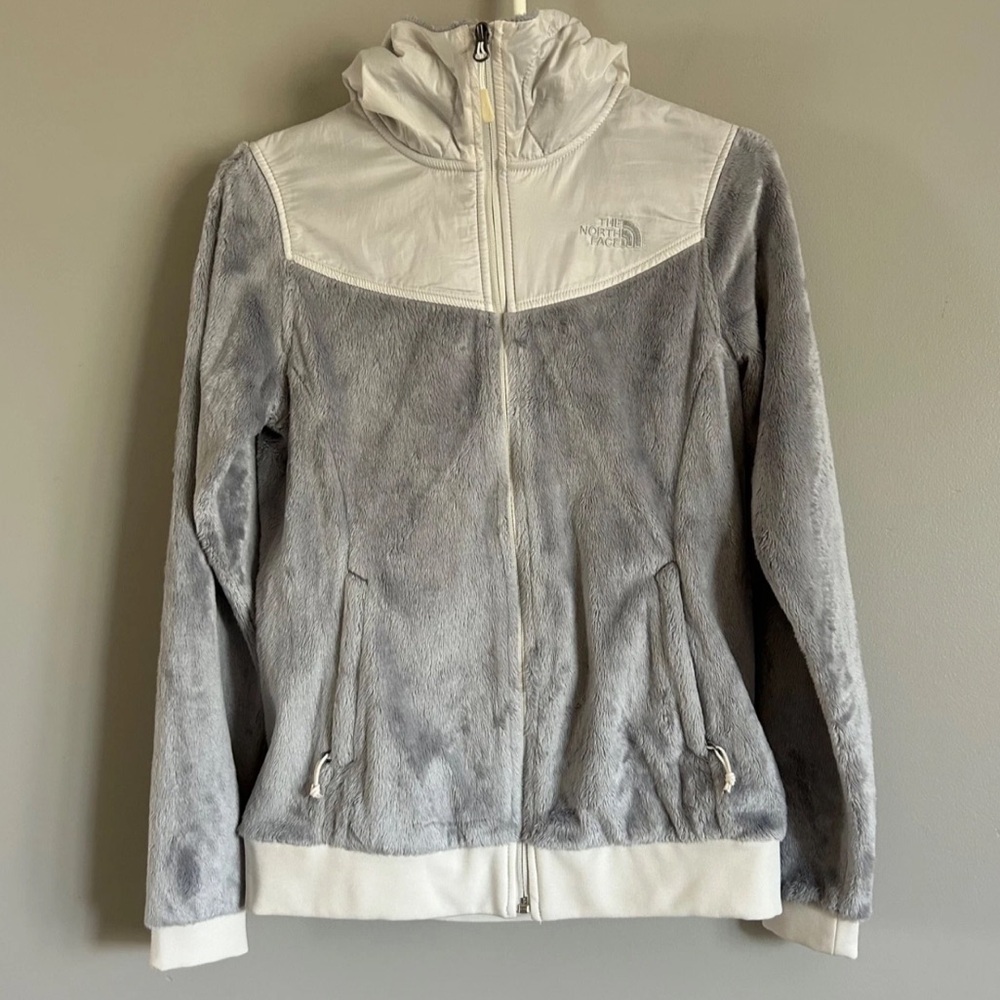 The North Face Gray and White Women's Jacket